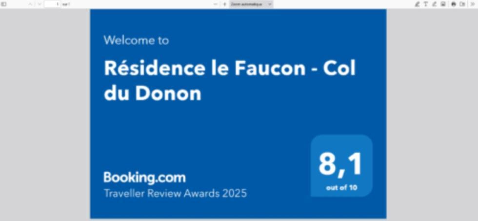 Residence Le Faucon - Col Du Donon Grandfontaine  Экстерьер фото